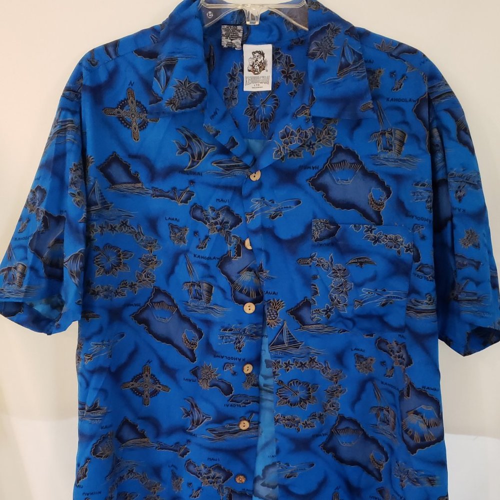 Vintage Kennington Ltd. Men's Hawaiian Shirt sz L